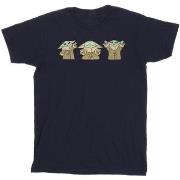 T-shirt enfant Disney The Mandalorian Grogu Poses