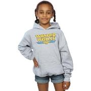 Sweat-shirt enfant Dc Comics Wonder Woman Crackle Logo