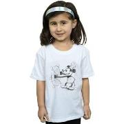 T-shirt enfant Disney Mickey Mouse Steamboat Sketch