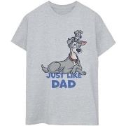 T-shirt Disney Lady And The Tramp Just Like Dad