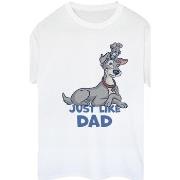 T-shirt Disney Lady And The Tramp Just Like Dad