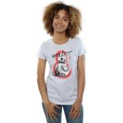 T-shirt Disney The Last Jedi Roll With It