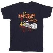 T-shirt enfant Disney Mickey Mouse Smash Guitar Rock