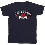 T-shirt enfant Disney Minnie Mouse Christmas Holly