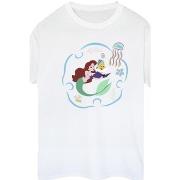 T-shirt Disney The Little Mermaid Reading A Book