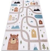 Tapis Rugsx Tapis FUN Polar pour enfants rues, forêt, 120x170 cm