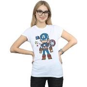 T-shirt Marvel Captain America Sketch