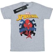 T-shirt enfant Marvel Spider-Man Web Shooting Emblem Logo