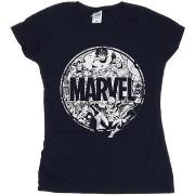 T-shirt Marvel Logo Character Infill