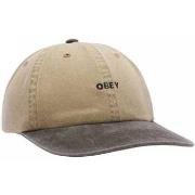 Casquette Obey Pigment 2 tone lowercase 6 pan