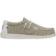 Chaussures Dude ZAPATOS WALLABEE WALLY BRAIDED BLANCO