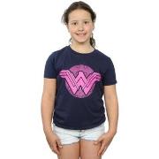 T-shirt enfant Dc Comics Wonder Woman Pink Mosaic