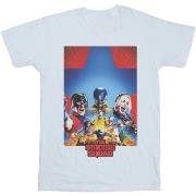 T-shirt Dc Comics The Suicide Squad Blue Star Poster