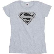 T-shirt Dc Comics Superman Logo Sketch