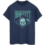 T-shirt Disney The Book Of Boba Fett Galactic Helm Chest