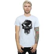 T-shirt Marvel The Punisher Distrressed Skull