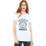 T-shirt Marvel Captain America Collegiate