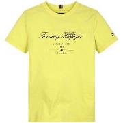 T-shirt enfant Tommy Hilfiger KB0KB08803-ZIN YELLOW TULIP