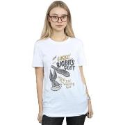 T-shirt Dessins Animés Bugs Bunny Rub Me The Wrong Way