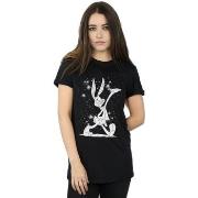 T-shirt Dessins Animés Bugs Bunny Let It Snow