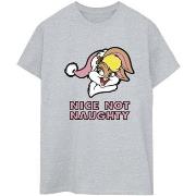 T-shirt Dessins Animés Naughty Not Nice