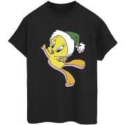 T-shirt Dessins Animés Tweety Christmas Hat