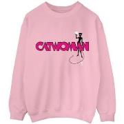 Sweat-shirt Dc Comics Batman Catwoman Logo