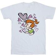 T-shirt enfant The Flintstones Pebbles Love Love Love