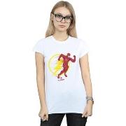 T-shirt Dc Comics The Flash Running Emblem