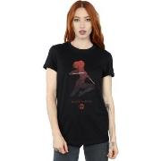 T-shirt Marvel Black Widow Silhouette