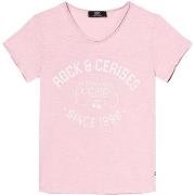 T-shirt enfant Le Temps des Cerises Aimegi dawn pink mc tee g