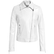 Blouson Oakwood Blouson en cuir Thea Metal Ref 62343 Blanc