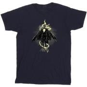 T-shirt Dc Comics Black Adam Hovering Bolt