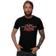 T-shirt Disney Rogue One I'm One With The Force Red