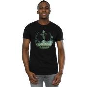 T-shirt Disney Rogue One I'm One With The Force Alliance Emblem Green