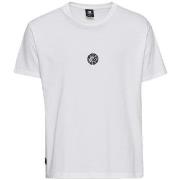 T-shirt New Balance T-SHIRT HOOPS FUNDAMENTALS BLANC