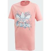 T-shirt enfant adidas Junior - T-shirt manches courtes - rose