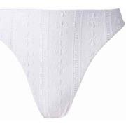 Maillots de bain Brigitte Bardot Slip tanga blanc Cassis