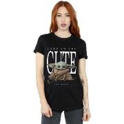 T-shirt Disney The Mandalorian The Cute Side