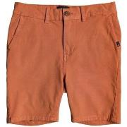 Short enfant Quiksilver Junior - Bermuda - brique