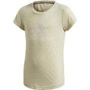 T-shirt enfant adidas Junior - Tee-shirt manches courtes - beige