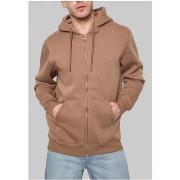 Pull Kebello Sweat à capuche zippé Marron H