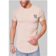 T-shirt Kebello T-Shirt à motifs Beige H