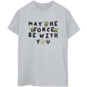 T-shirt Disney The Mandalorian May The Force Be With You