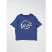 T-shirt enfant Levis 4EH190 MEET ANG GREET SCRIPT-U69 TRUE NAVY