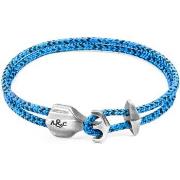 Bracelets Anchor &amp; Crew Bracelet Ancre Delta Argent Et Corde