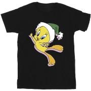 T-shirt enfant Dessins Animés Tweety Christmas Hat