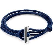 Bracelets Anchor &amp; Crew Bracelet Oxford Argent Et Corde