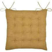 Galettes de chaise Stof Coussin de chaise en double gaze de coton 38 c...