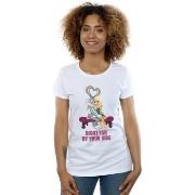 T-shirt Dessins Animés Bugs And Lola Valentine's Cuddle